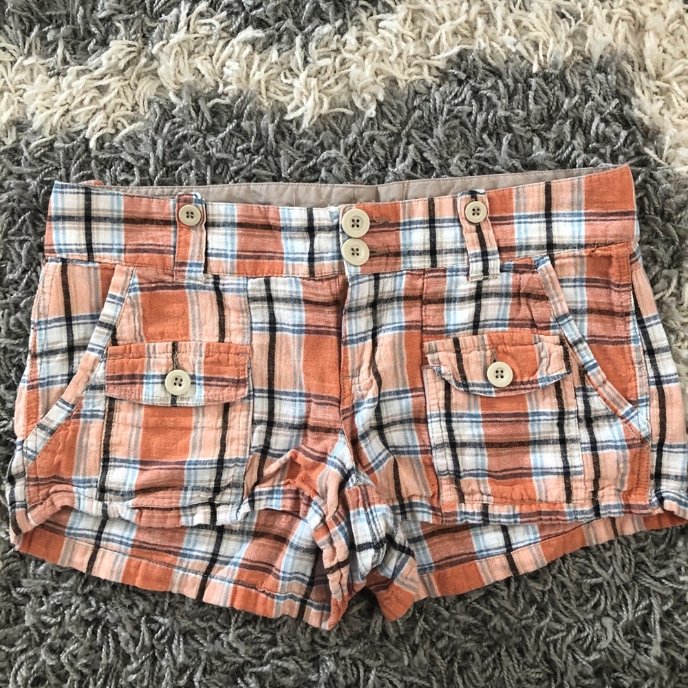 Plaid shorts